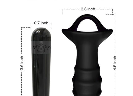 ARMONY - KYLIN FINGERVIBRATOR & ANALPLUG FERNBEDIENUNG SCHWARZ