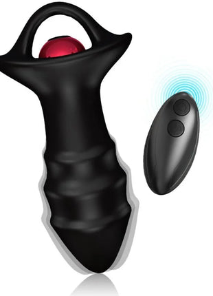 ARMONY - KYLIN FINGERVIBRATOR & ANALPLUG FERNBEDIENUNG SCHWARZ