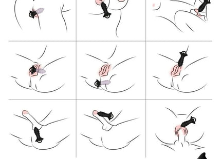 ARMONY - KYLIN FINGERVIBRATOR & ANALPLUG FERNBEDIENUNG SCHWARZ