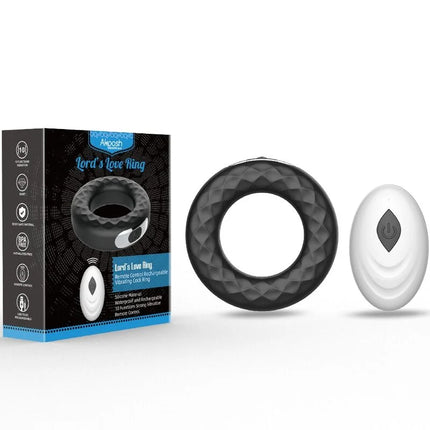 ARMONY - LORD’S LOVE RING VIBRATOR FERNBEDIENUNG SCHWARZ - Penisring mit Vibration