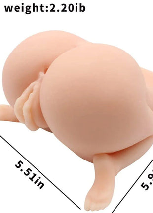 Realistischer hautfarbener silikon baby puppe mit glatter textur und detailreichen anatomischen merkmalen für harmony männlicher masturbador ano und vagina