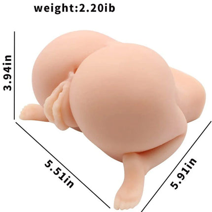 Realistischer hautfarbener silikon baby puppe mit glatter textur und detailreichen anatomischen merkmalen für harmony männlicher masturbador ano und vagina