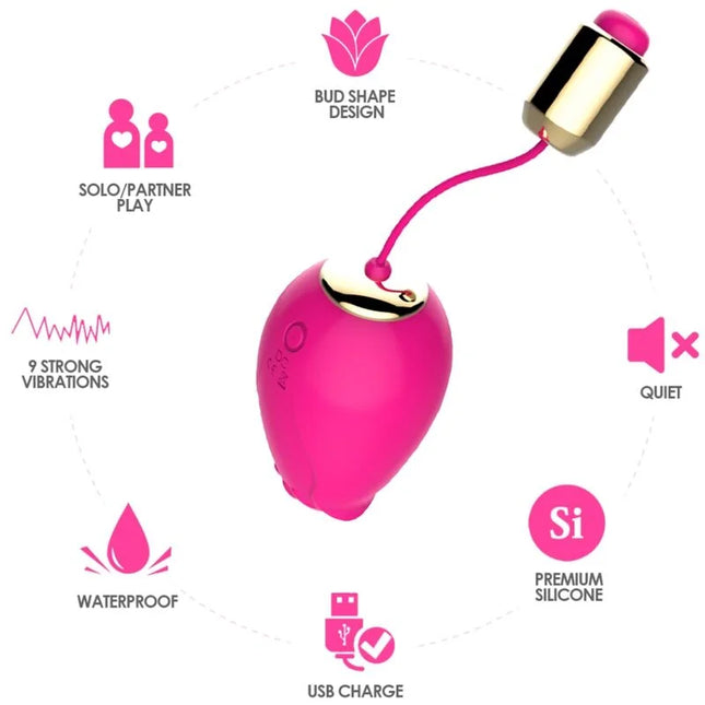 ARMONY - MANDALA EIVIBRATOR G-SPOT FERNBEDIENUNG FUCHSIA - G-Punkt Vibratoren