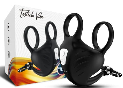 ARMONY - MANTA SCROTUM VIBRATOR RING SCHWARZ