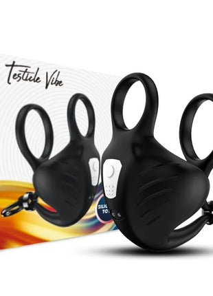 ARMONY - MANTA SCROTUM VIBRATOR RING SCHWARZ