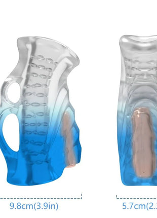 ARMONY - MASTURBATOR FINGER & VIBRATOR BLAUER GRADIENT - Ei-Masturbator