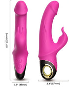 ARMONY - METEROR DILDO VIBRATOR RABBIT ROTATOR FUCHSIA