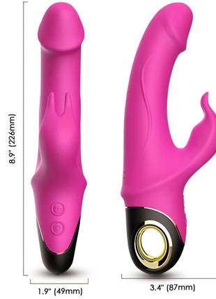 ARMONY - METEROR DILDO VIBRATOR RABBIT ROTATOR FUCHSIA