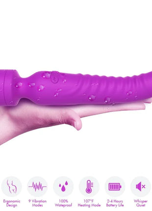ARMONY - MISSION MASSAGER & VIBRATOR WÄRMEEFFEKT LILA