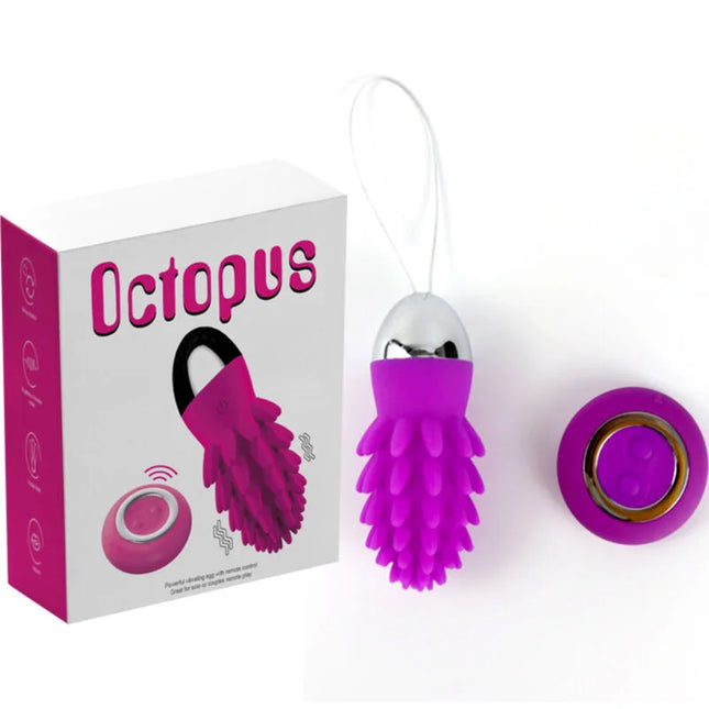 ARMONY - OCTOPUS CACTUS VIBRIERENDES EI VIOLET FERNBEDIENUNG - Vibrierendes Ei