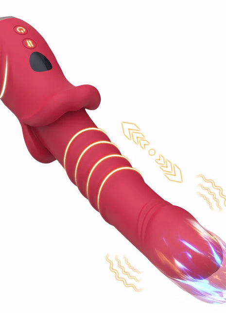 ARMONY - POINT A STIMULIERENDER VIBRATORDILDO ROT