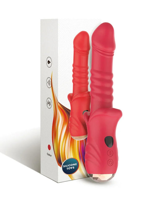 ARMONY - POINT A STIMULIERENDER VIBRATORDILDO ROT