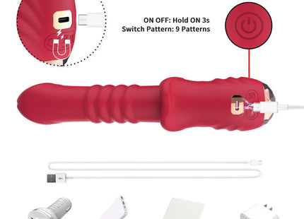 ARMONY - POINT A STIMULIERENDER VIBRATORDILDO ROT