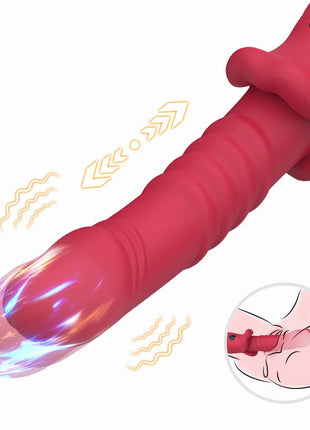 ARMONY - POINT A STIMULIERENDER VIBRATORDILDO ROT