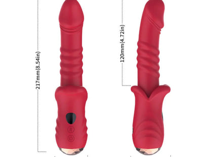 ARMONY - POINT A STIMULIERENDER VIBRATORDILDO ROT