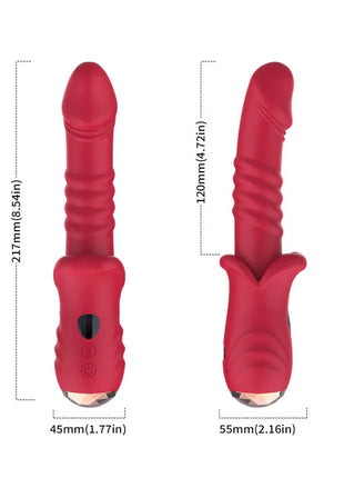 ARMONY - POINT A STIMULIERENDER VIBRATORDILDO ROT