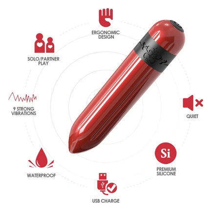 ARMONY - RAKETENVIBRATOR BULLET FERNBEDIENUNG FUCHSIA - Vibrierende Kugeln