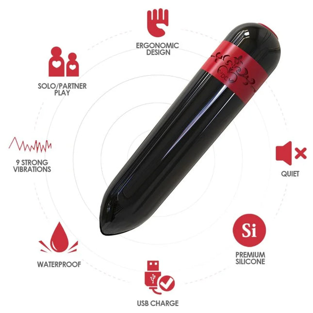 ARMONY - RAKETENVIBRATOR BULLET SCHWARZ - Vibrierende Kugeln