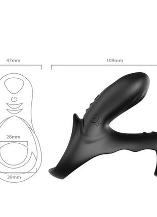 ARMONY - RANGER DOPPELVIBRATORRING FÜR PAARE SCHWARZ - Penisring für Paare