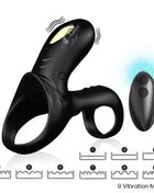 ARMONY - RANGER DOPPELVIBRATORRING FÜR PAARE SCHWARZ - Penisring für Paare