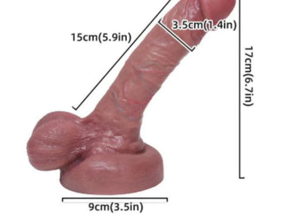 Armony realistischer flüssigsilikondildo 15 cm pink mit realistischer textur und modellierten details