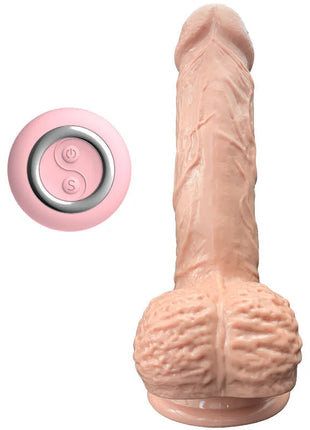 ARMONY - REALISTISCHER VIBRATOR & STOßDILDO MIT ZUNGENSTIMULATOR 19 CM - Realistische Dildos
