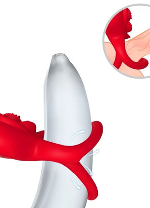 ARMONY - RINGVIBRATOR HERZ ROT - Penisring für Paare