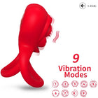 ARMONY - RINGVIBRATOR HERZ ROT - Penisring für Paare