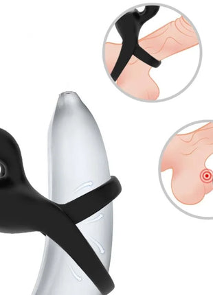 ARMONY - RINGVIBRATOR KANINCHEN SCHWARZ - Penisring mit Vibration