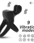 ARMONY - RINGVIBRATOR KANINCHEN SCHWARZ - Penisring mit Vibration