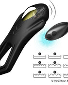 ARMONY - ROADSTER VIBRATOR DOPPELRING-FERNBEDIENUNG SCHWARZ - Penisring für Paare