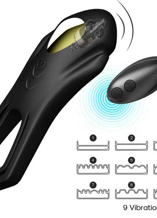 ARMONY - ROADSTER VIBRATOR DOPPELRING-FERNBEDIENUNG SCHWARZ - Penisring für Paare