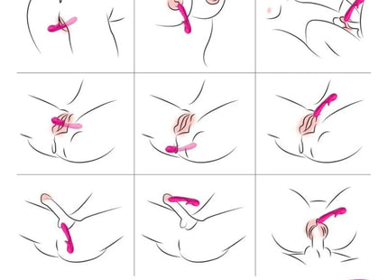 ARMONY - ROMANCE VIBRATOR MIT STIMULATOR FUCHSIA