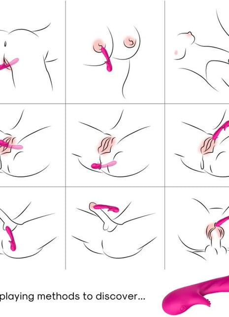 ARMONY - ROMANCE VIBRATOR MIT STIMULATOR FUCHSIA