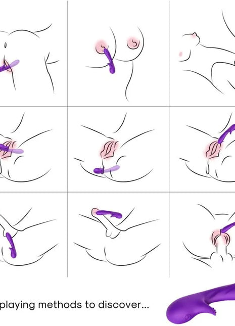 ARMONY - ROMANCE VIBRATOR MIT STIMULATOR LILA