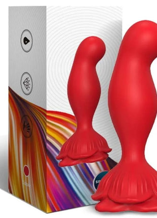 ARMONY - ROSA VIBRATOR & ANALPLUG FERNBEDIENUNG ROT