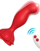 ARMONY - ROSA VIBRATOR & ANALPLUG FERNBEDIENUNG ROT
