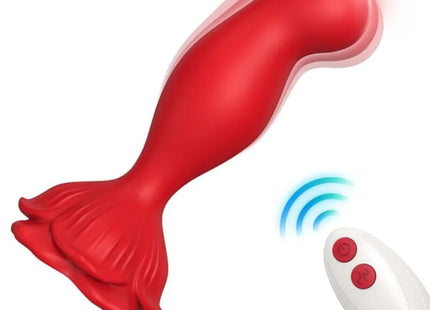 ARMONY - ROSA VIBRATOR & ANALPLUG FERNBEDIENUNG ROT