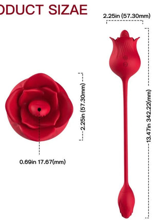 ARMONY - ROSA VIBRATOR MIT COLA ROT - Klitorissauger mit Vibration