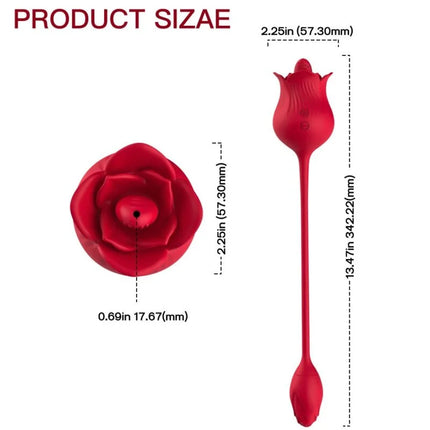 ARMONY - ROSA VIBRATOR MIT COLA ROT - Klitorissauger mit Vibration