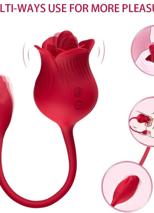 ARMONY - ROSA VIBRATOR MIT COLA ROT - Klitorissauger mit Vibration
