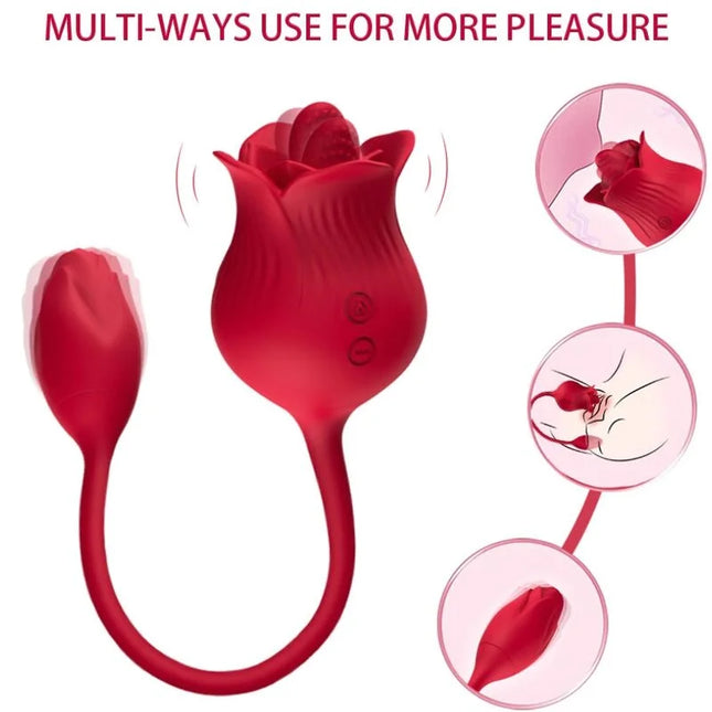 ARMONY - ROSA VIBRATOR MIT COLA ROT - Klitorissauger mit Vibration