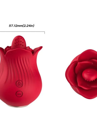 ARMONY - ROSA VIBRATOR & STIMULATOR ROT - Klitorissauger mit Vibration