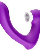 ArmonY secretkiss Leckt vibrierender lila silikon saugnapf mit weißer Basis für klitoris und vibrator nutzen