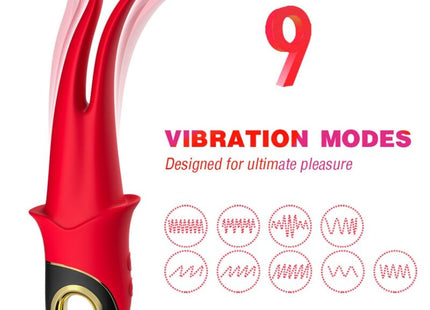 ARMONY - SHADOW VIBRATOR DOPPELKOPF TEASING ROT