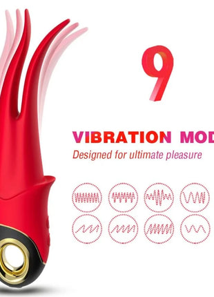 ARMONY - SHADOW VIBRATOR DOPPELKOPF TEASING ROT
