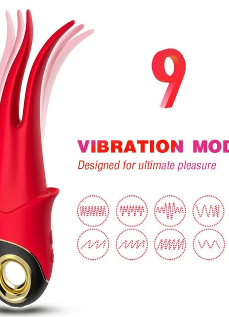 ARMONY - SHADOW VIBRATOR DOPPELKOPF TEASING ROT