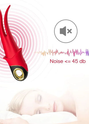 ARMONY - SHADOW VIBRATOR DOPPELKOPF TEASING ROT