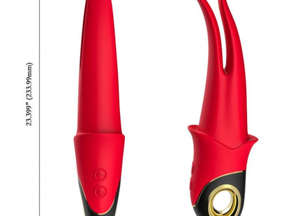 ARMONY - SHADOW VIBRATOR DOPPELKOPF TEASING ROT