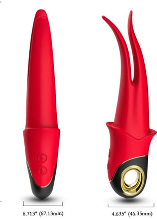 ARMONY - SHADOW VIBRATOR DOPPELKOPF TEASING ROT